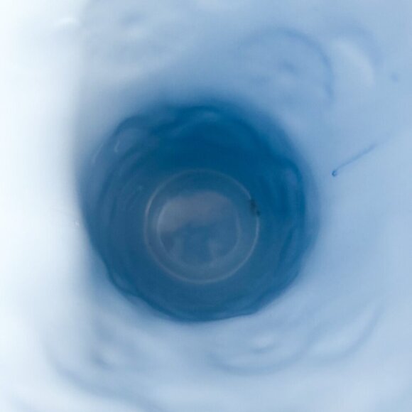 Anthropologie Foster Icon Stoneware Blue Strawberry Floral Jug Pitcher - Picture 6 of 7